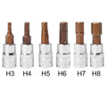 6Pcs 1/4 Inch Screwdriver Bit Socket Set Hex Screw Driver Bits H3-H8