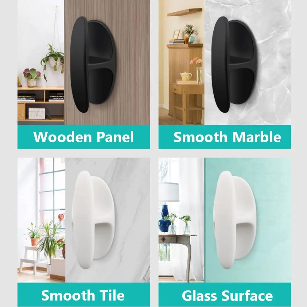 Silicone Self-adhesive Door Handle Multi-purpose Knobs Glass Window
