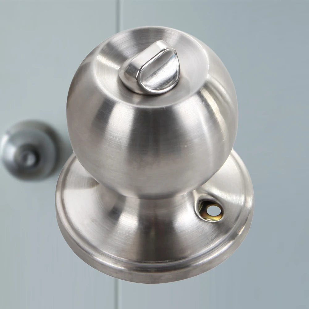 Door Handle Knob Stainless Steel Rotation Round Door Knobs Handle