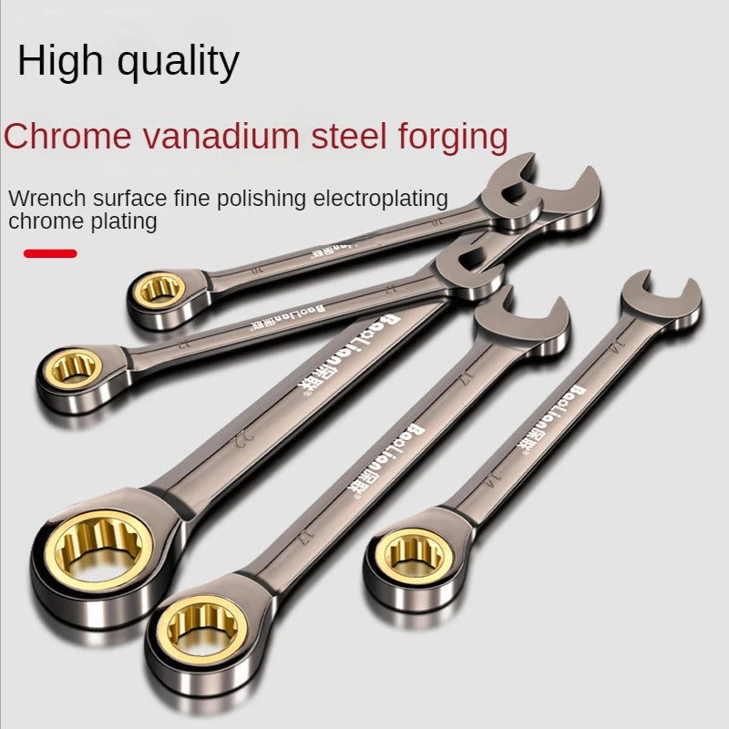 Universal Torx Wrench Adjustable Torque 8-22mm Ratchet Spanner for