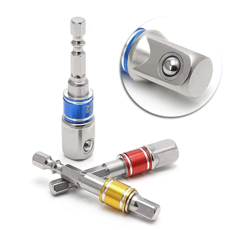 3PC Color Hexagon Screw Screwdriver Changeover Extension Square Head
