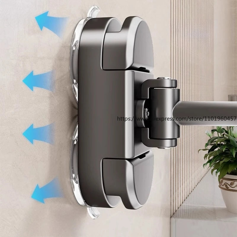 Bathroom Suction Cup with Light Makeup Mirror Wall Mounted