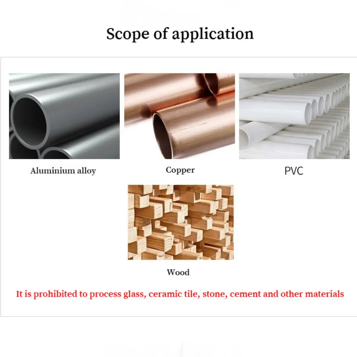 5-in-1 multi-step drill bit, high-precision drilling step drill bit