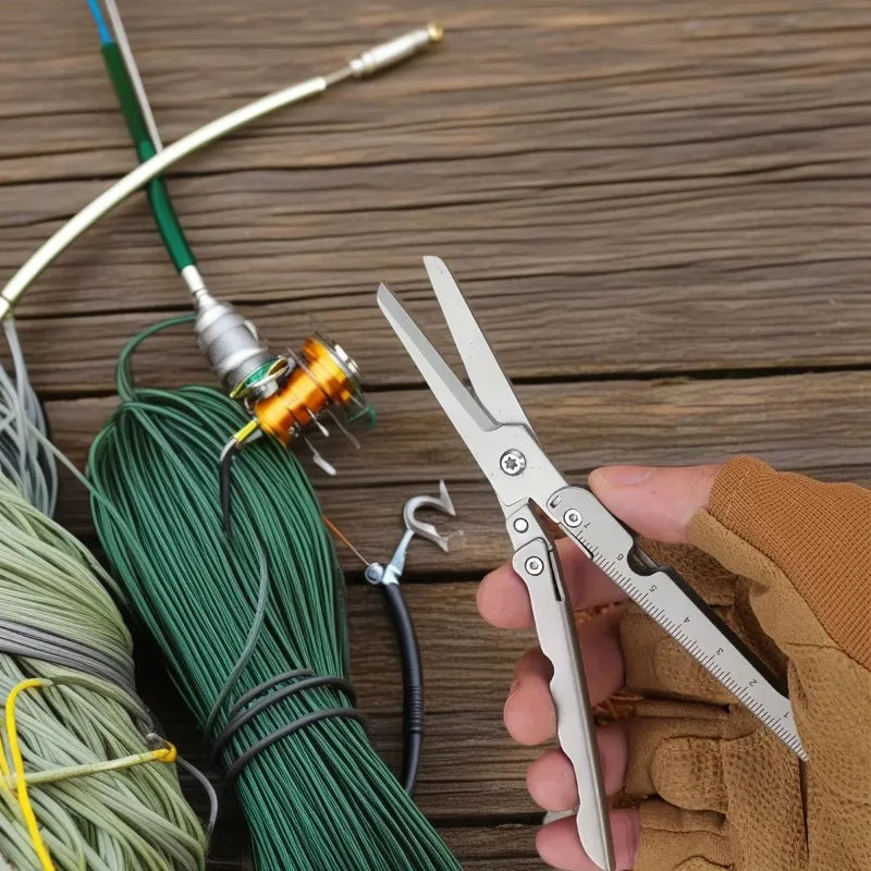 Portable Multifunctional Folding Scissors