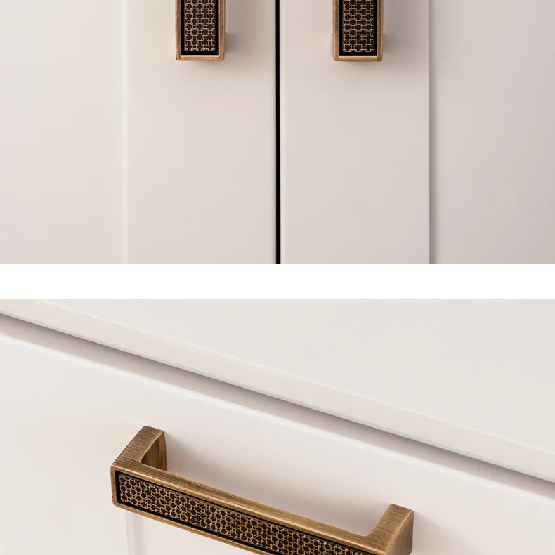 Santaya Antique Brass Handle Luxury Bronze Pull Kitchen Cabinet