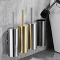 Toilet Brush High Quality Wall Mounted 304 Stainless Steel Cleaning...