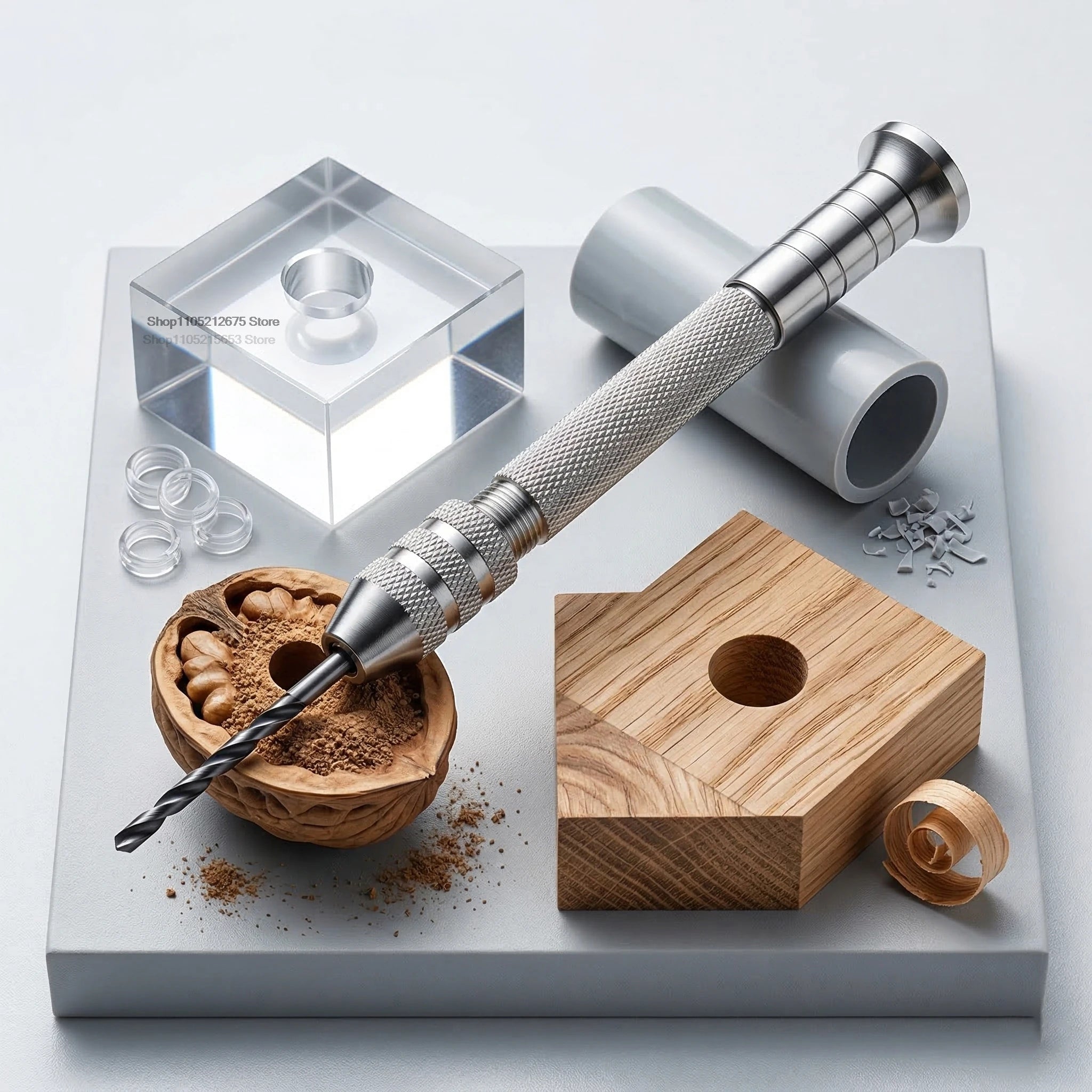 Mini Hand Drill Woodworking Tools Drilling Rotary Tool Manual Twist
