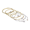 6pcs/set Universal Acoustic Guitar String Brass Hexagonal Steel Core