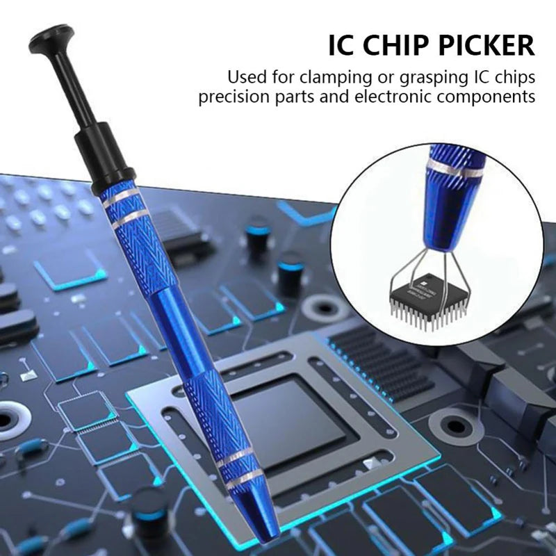 4-Claw IC Chip Extractor Remover Tool Precision Parts Grabber