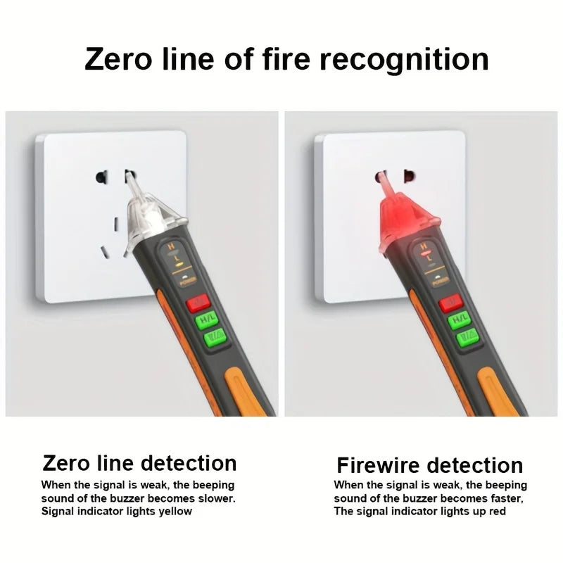 NJTY T02A Voltage Detector Electrical Pen AC Voltage Tester Smart