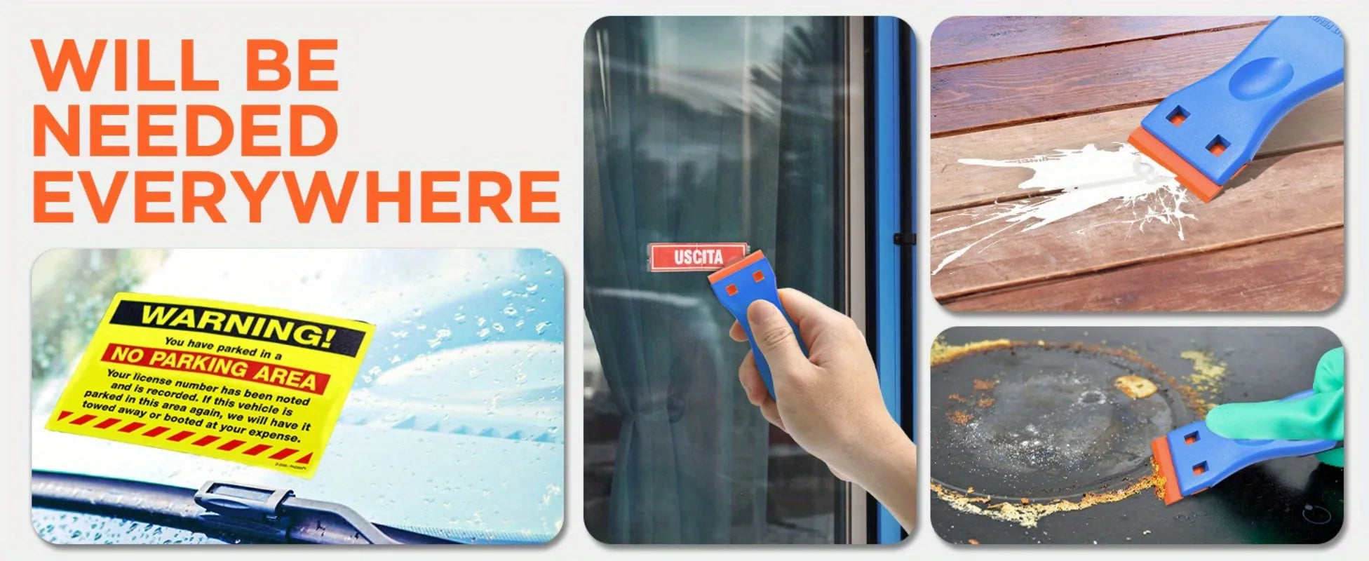 1Set Car Sticker Remover Multipurpose Plastic Small Paint Automotive