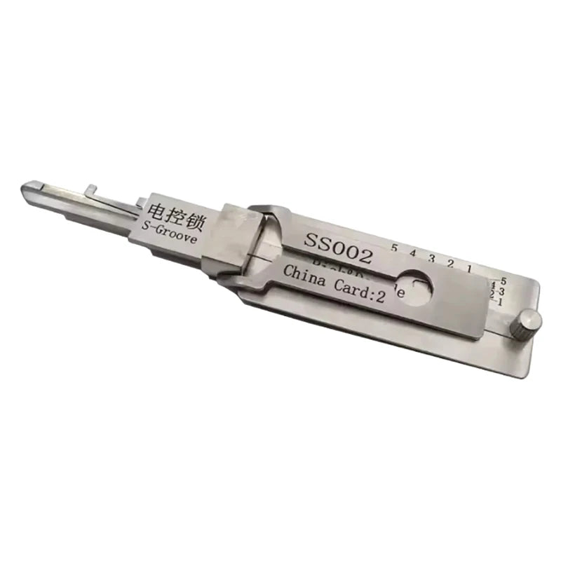 SS002 Locksmith Tool Set 2-in-1 Implement for Door Lock Servicing