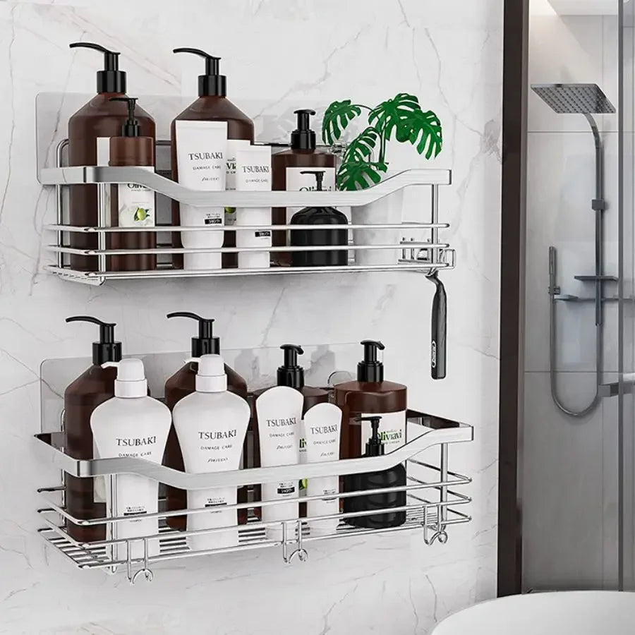 Bathroom Shower Organizer Shower Shelf Adhesive Stainless Steel