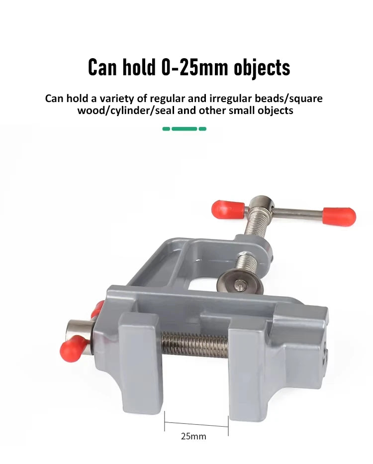 Mini Bench Vise Muliti-Funcational 3.5&quot Aluminum Miniature Small