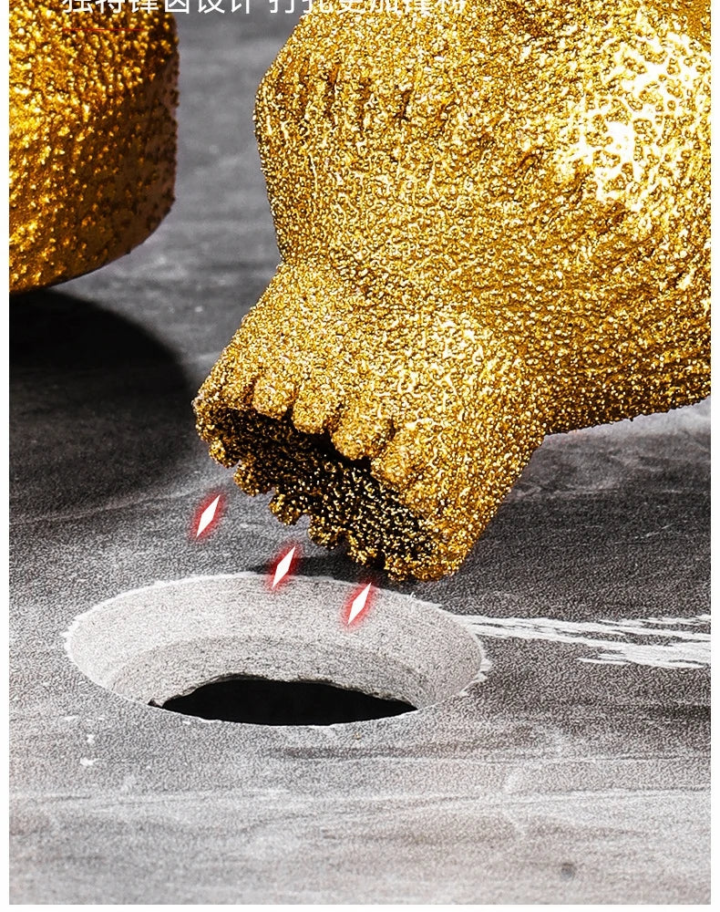 M10 Diamond Chamfer Router Bits Hole Saw Milling Tile Cutter Marble