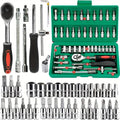 2025 New 46-piece Auto Repair Combination Ratchet Wrench Auto