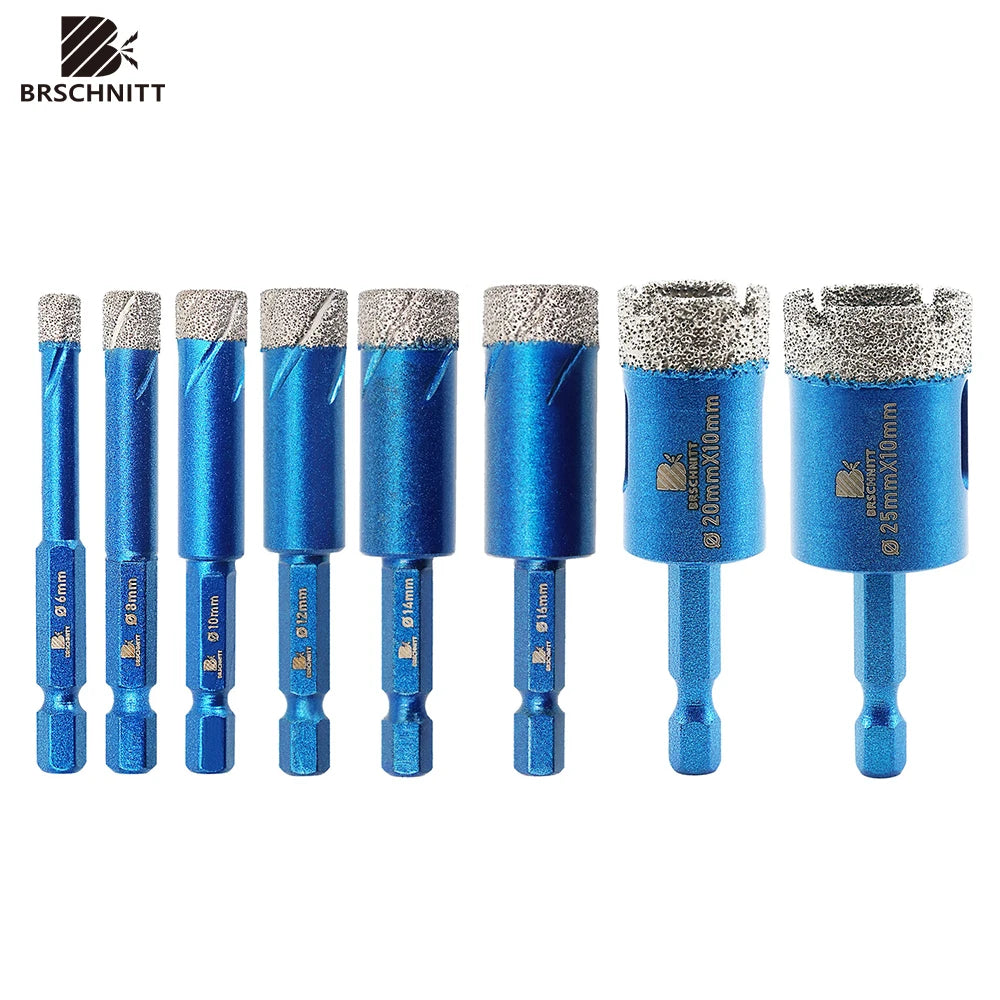 Quick-Fit Shank Diamond Core Hole Saw — 6mm to 150mm fo - View 1