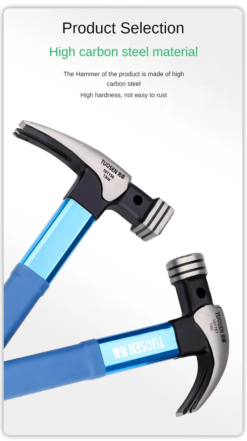 Multifunction Claw Hammer Woodworking Tools Magnetic Hammer
