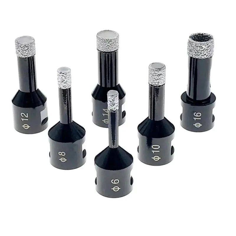 M14 Vacuum Brazed Diamond Core Drill Bit — 6mm to 30mm for Ceramic ...