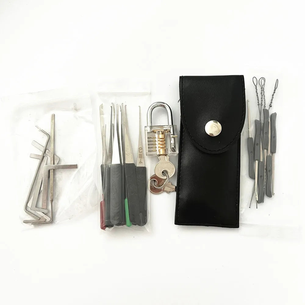 8piece Lock Pick Set Locksmith Supplies Broken Key Auto Extractor
