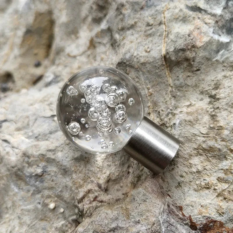 Hot Luxury K9 Crystal Ball Bubble Handles Shoebox Cabinet Handles