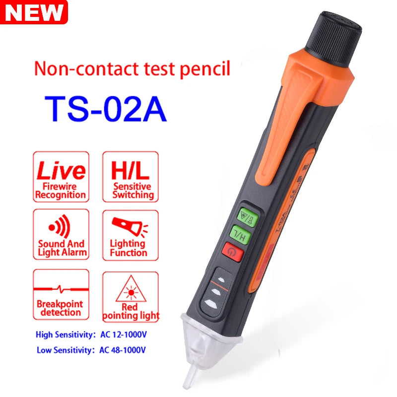 T02A Smart Voltage Detector Non-Contact Test Pencil Voltage Detector