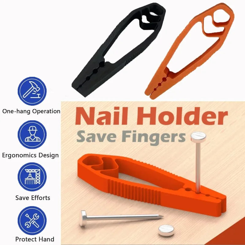 Portable Nail Fixer Tool Woodworking Nail Fixer Plastic Sliding Joint