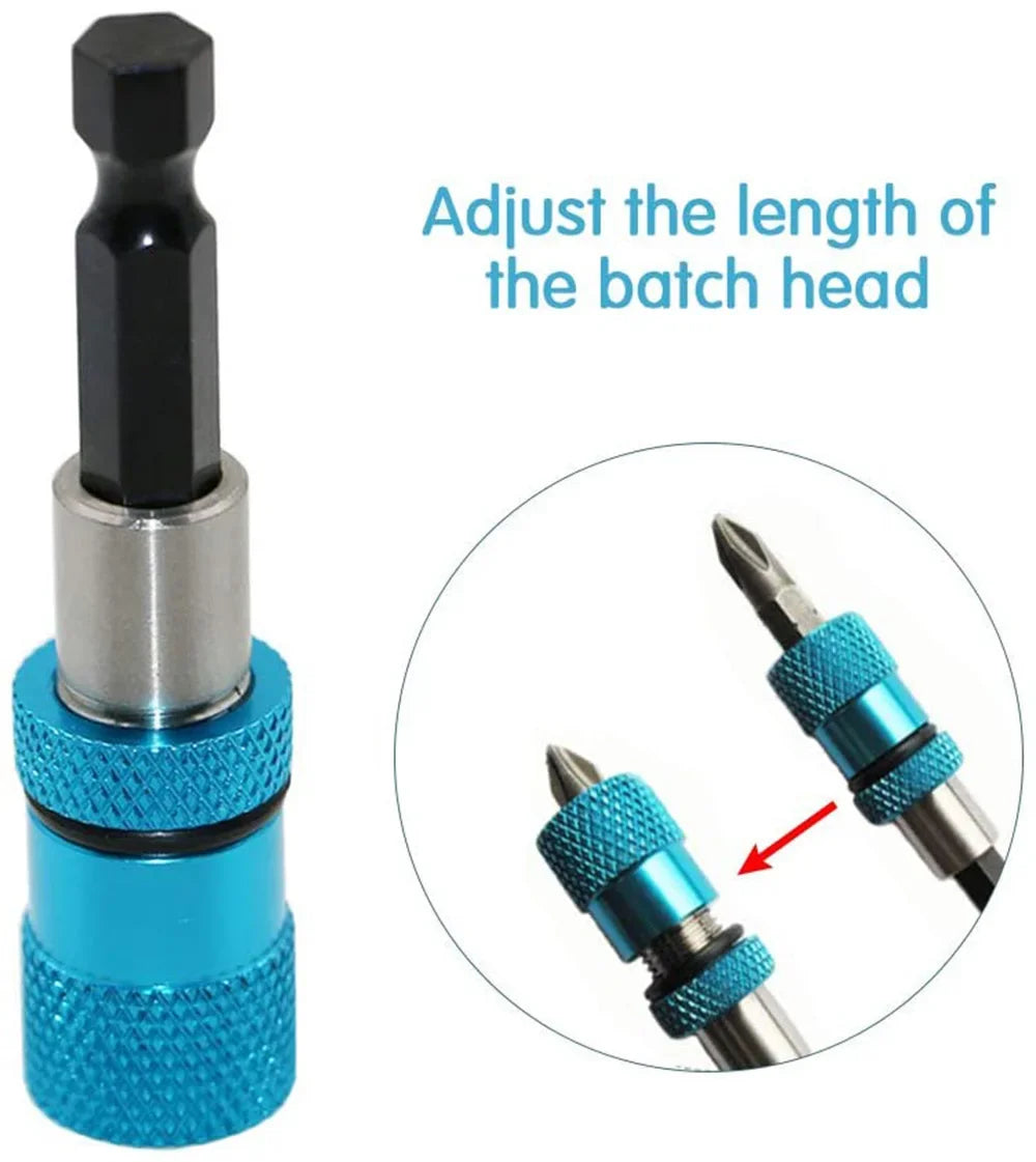 Hex Shank Screw Depth Magnetic Screwdriver Bit Holder 1/4 Inch Hex
