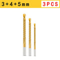 HSS Serrated Twist Drill Bit Set – 3–8mm Grooving & Cutting Bits (3 or 6-Piece)