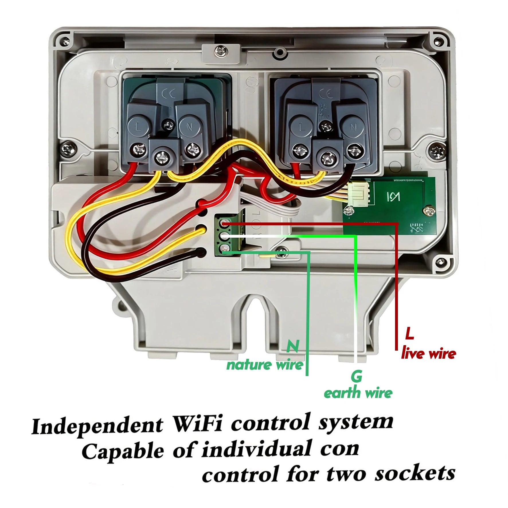 Tuya Power IP66 Outdoor Socket AU CN ARG Wifi Smart Waterproof Socket