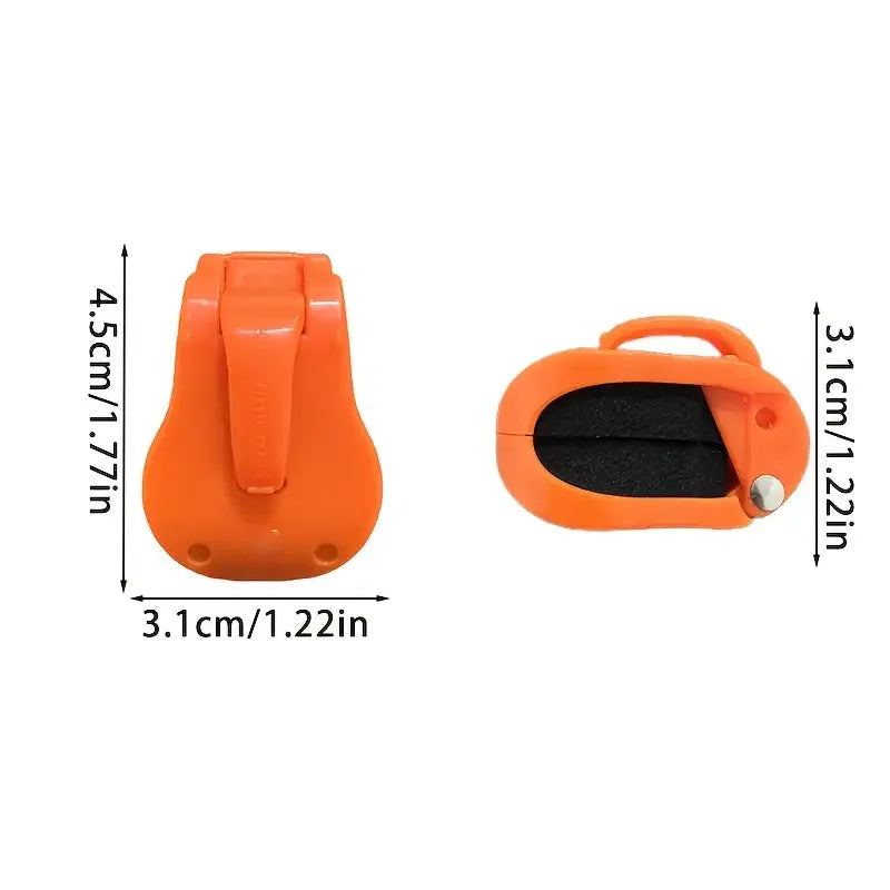 2pcs Quick-Attach Fishing Rod Clip - Tool-Free 1-Hand Holder for