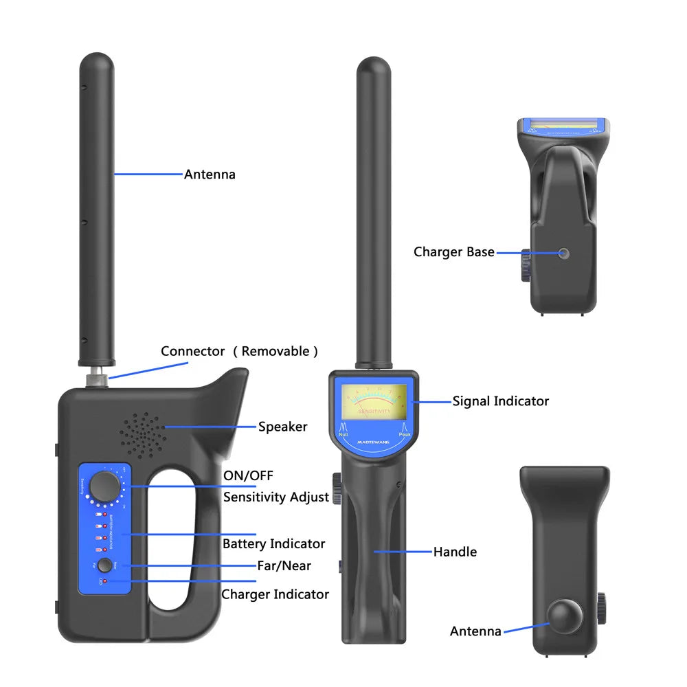 7"Sewer Camera, 512Hz Self-Leveling Sewer Inspection Camera with 20X