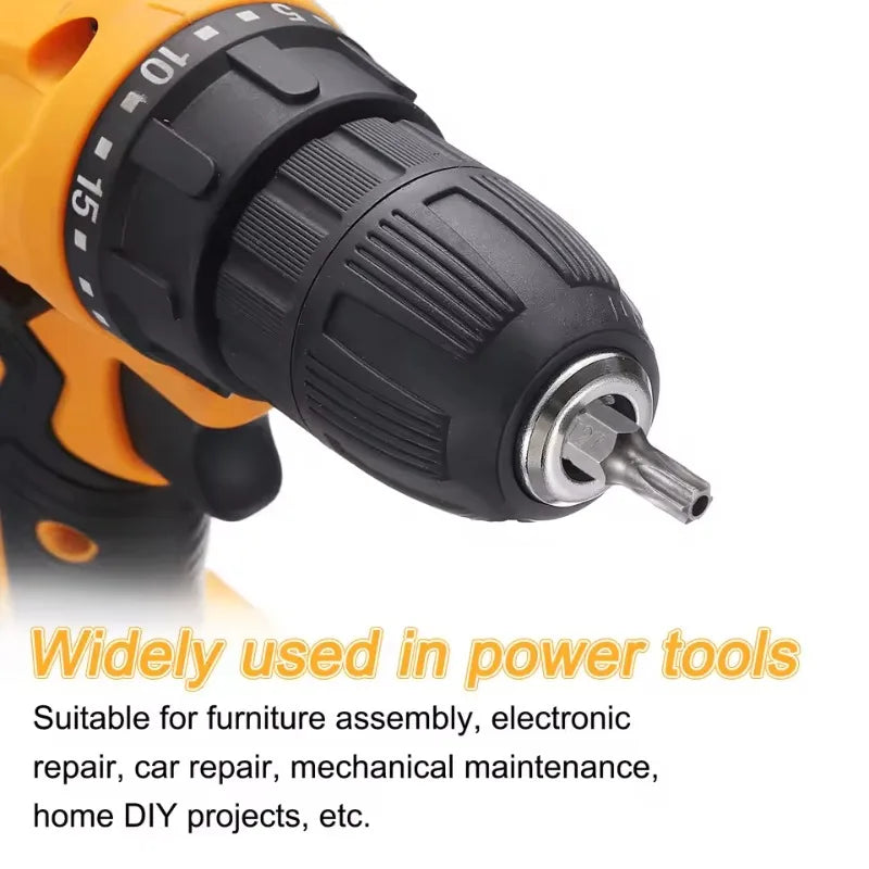 S2 Torx Screwdriver Bit 1/4" Hex Shank Screwdriver Drill Bits Impact