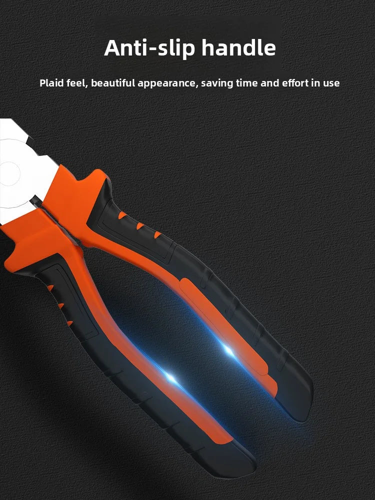 Electric Wire Pliers Large Opening Sharp Multifunction Tool for
