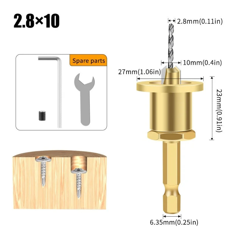 1/5Pcs CNC Adjustable Hexagonal Handle Cutter Woodworking Tools