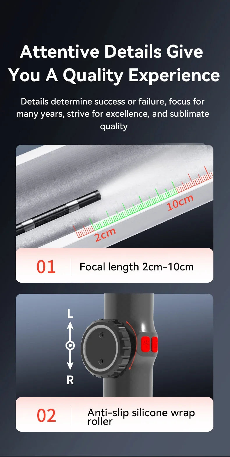 3.9mm/6.2mm/8.5mm 360° Articulating Borescope Endoscope Camera with