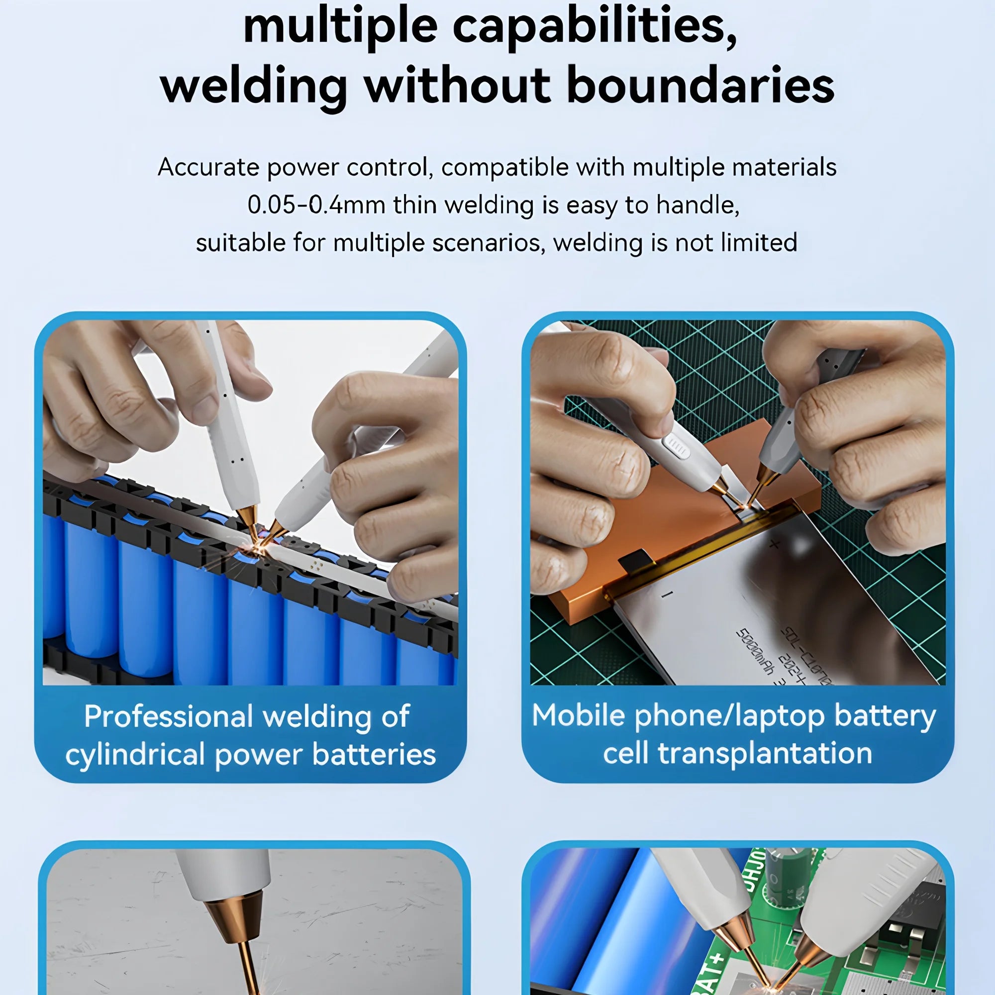 Awithz UK3 Portable Battery Spot Welder DIY Mini Welding Machine