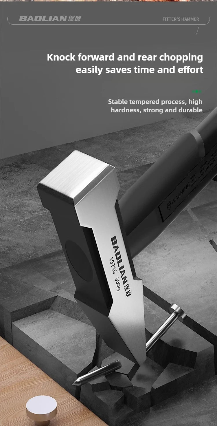 Hardware Tools, Building Decoration, Flat Head Hammer 200g