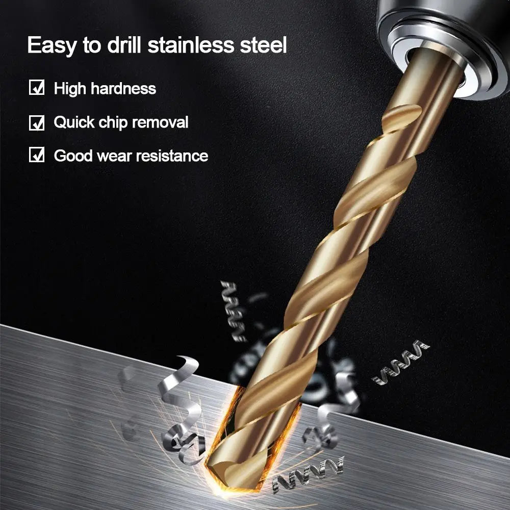 HSS High Speed Steel Twist Drill Bit 1/4 Hex Shank Replacement