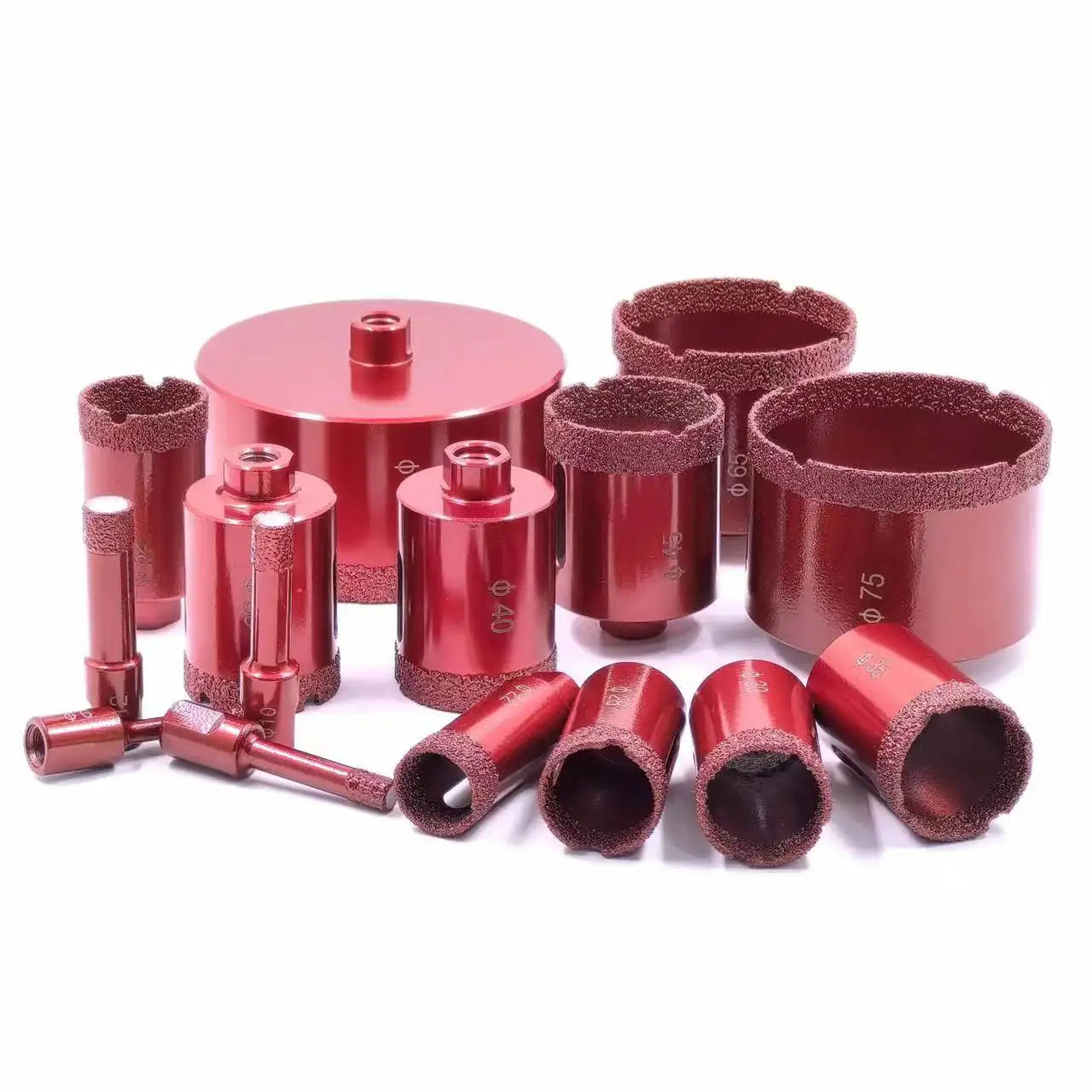 M10 Vacuum Brazed Diamond Drill Bit — 65mm to 150m - View 1