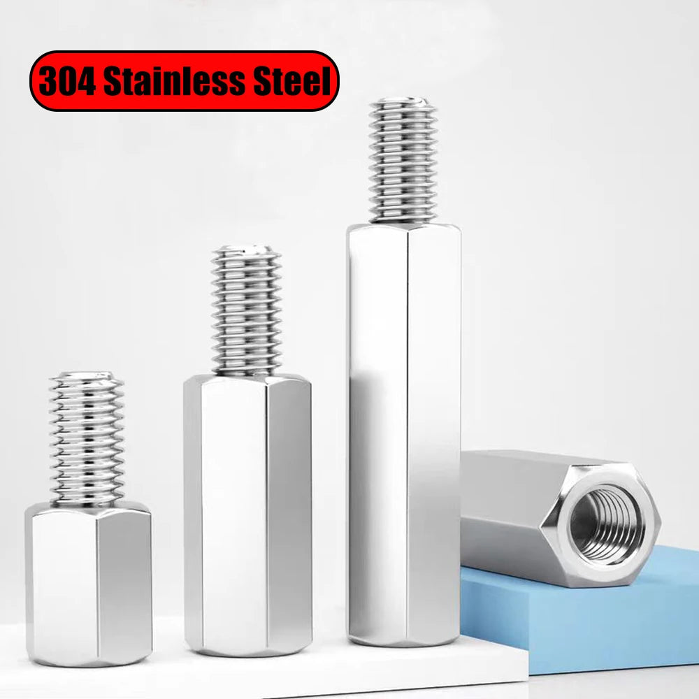304 Stainless Steel Standoff PCB Support Male To Female Hex Board