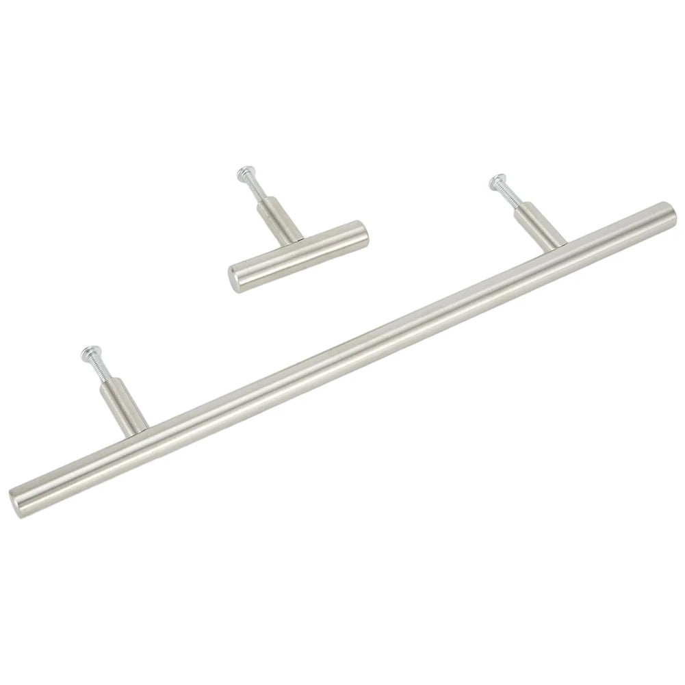 2-14 Inches Handles Stainless Steel Silver T-Type Drawer Cabinet