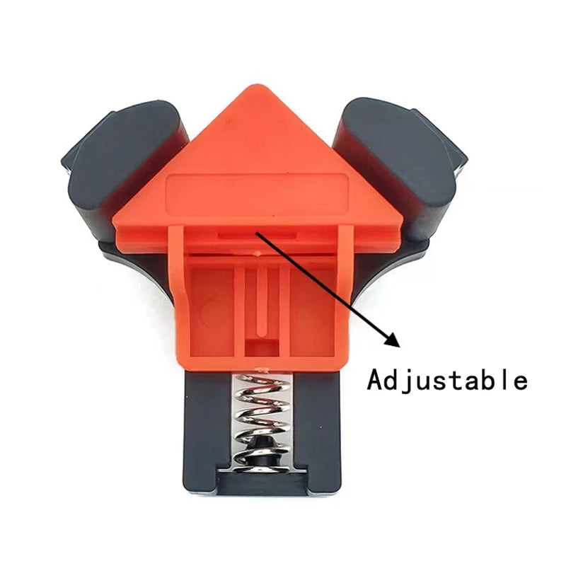 4PCS Right Angle Fixing Clip Woodworking Clamp Adjustable Swing