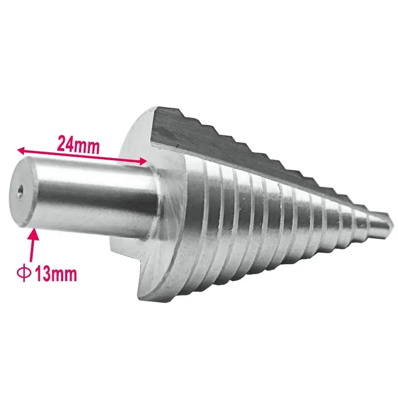 5-35MM High Speed Steel Step Drill Bit Wood Metal Drilling Bit HSS