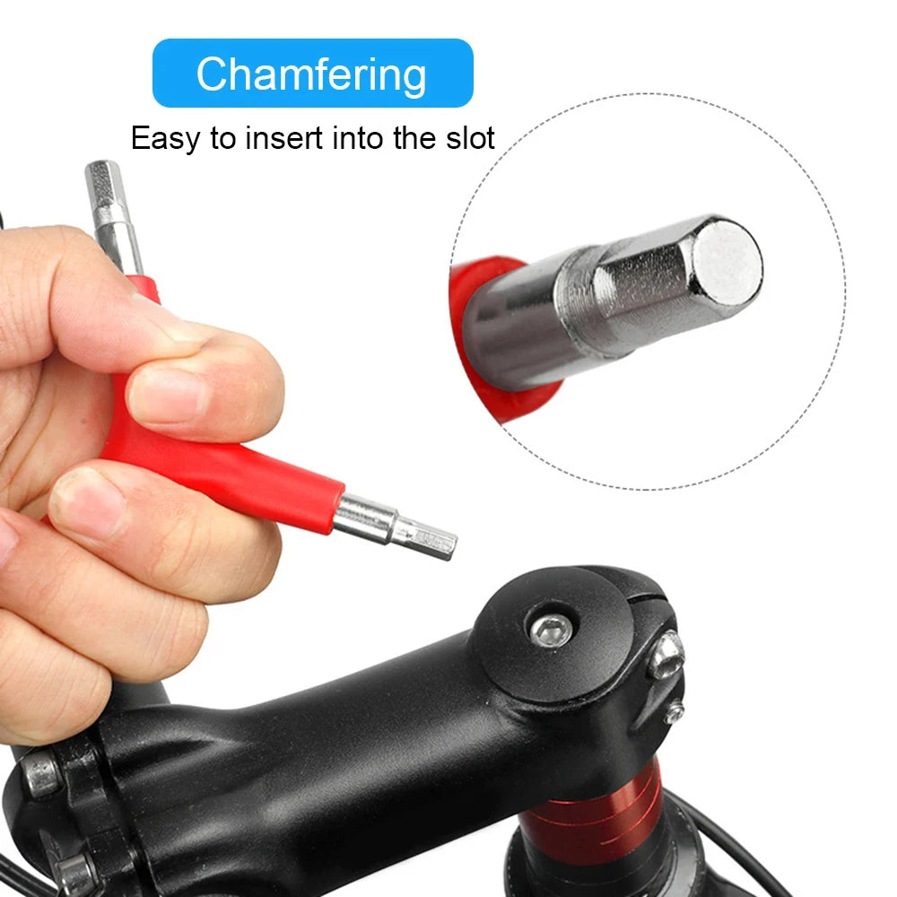 Hex Wrench Y-Type 3 Way 4/5/6mm Spanner Bicycle Repair Tools