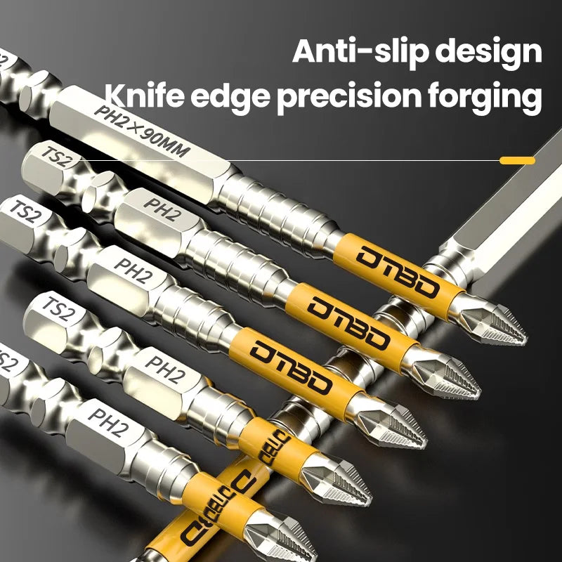 5PCS Ph2 Non-slip Cross Screwdriver Bits Set High Hardness Electric