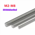 M2 M2.5 M3 M4 M5 M6 M8 304 Stainless Steel Full Thread Rod Screw Ro...