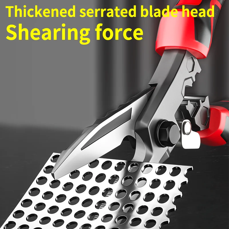 Multi-Functional Electrician Scissors, Crimping Wire Cutting Tool