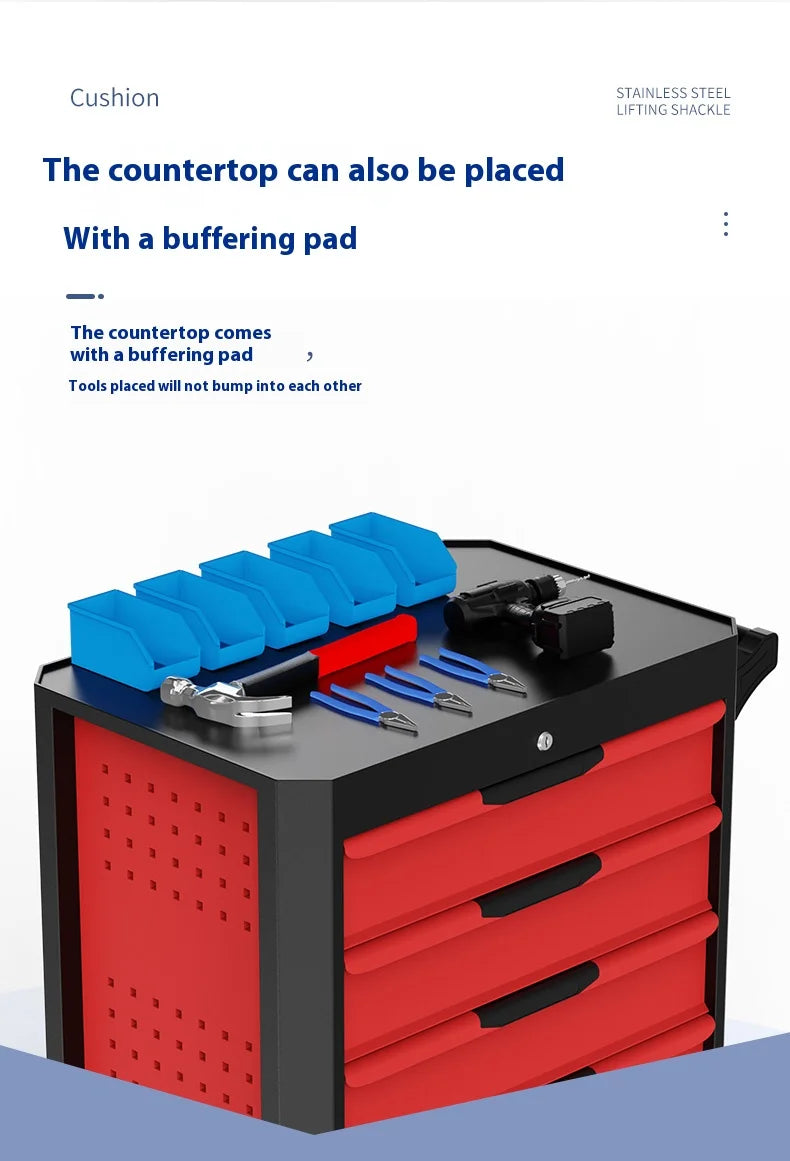 Heavy-Duty 7-Drawer Workshop Tool Cabinet with Lock