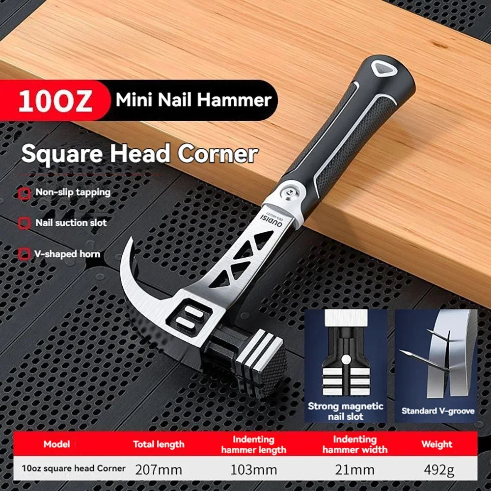One-Piece Claw Hammer with Shock-Absorbing Handle – BuildKit AU